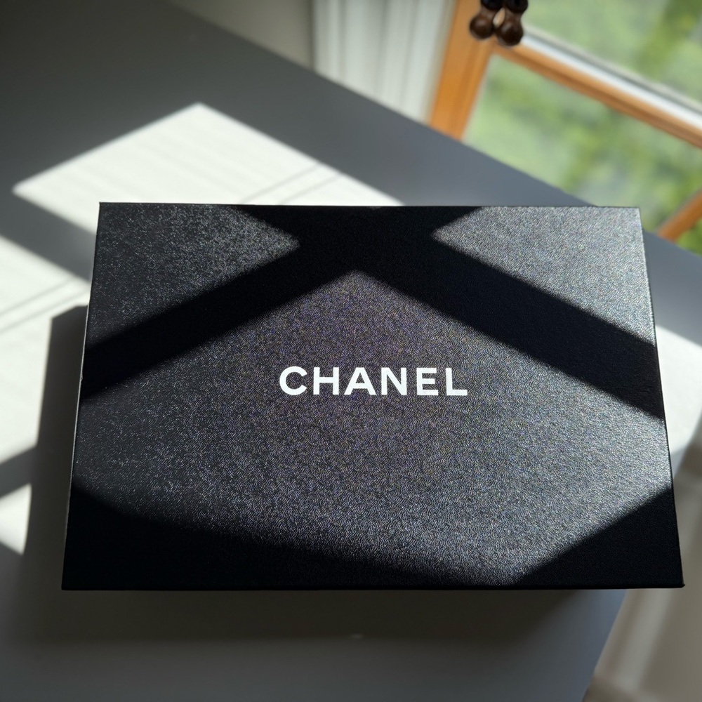 CHANEL Black and Blue Minimalist Flats - Picture 10 of 10